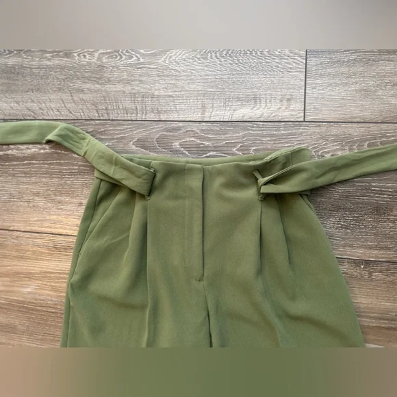 RW&CO. Sage Green Wide Leg Tie Pants/ woman’s size 6/ brand new⭐️ Host Pick - Picture 6 of 9